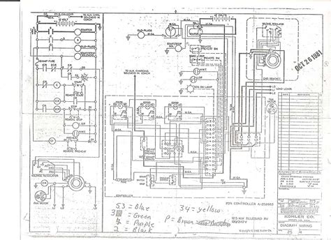 Kohler 7000 Generator Wiring Diagram