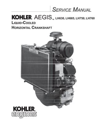 Kohler Aegis Lh750 Lh760 Full Service Repair Manual