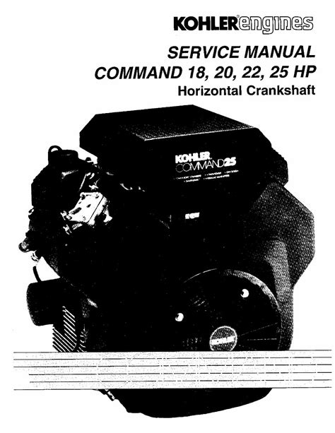 Kohler Command 17hp 25hp Full Service Repair Manual