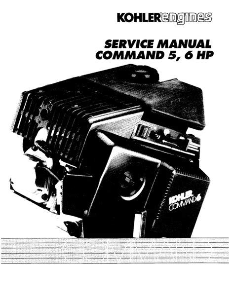 Kohler Command Ch5 Ch6 Engine Workshop Service Repair Manual