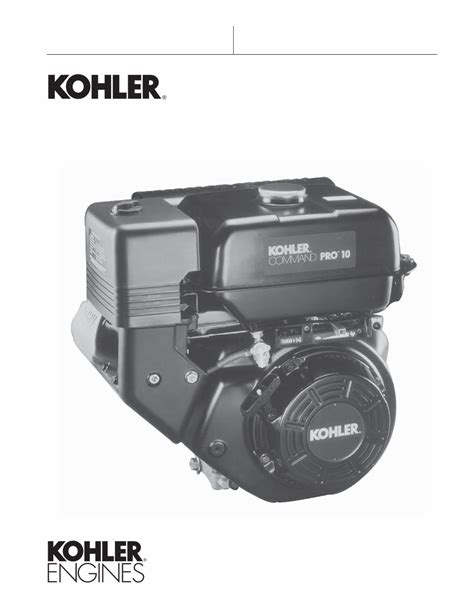 Kohler Command Pro Cs Model Cs10 10hp Engine Full Service Repair Manual