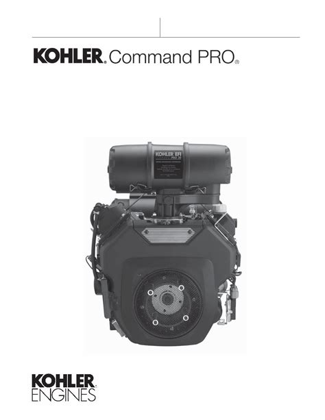 Kohler Command Pro Efi Model Ech740 27hp Engine Full Service Repair Manual