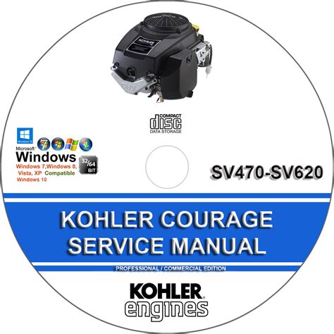 Kohler Courage Sv470 Sv620 Service Repair Manual Download