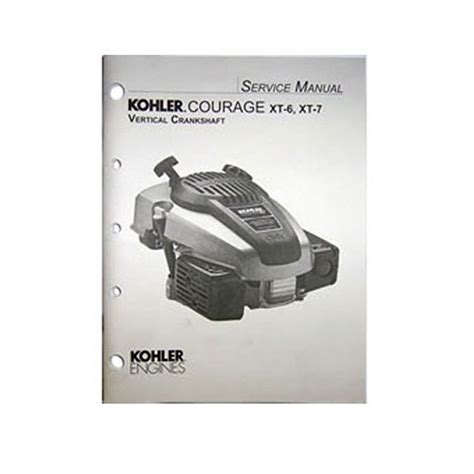 Kohler Courage Xt 6 Xt 7 Service Repair Manual Download