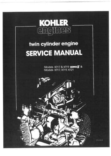 Kohler K Series Model Kt21 21hp Engine Full Service Repair Manual