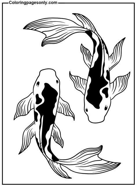 Koi Fish Printable