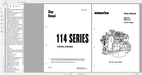 Komatsu 114 Series Diesel Engine Shop Manual