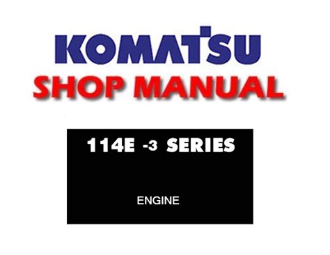 Komatsu 114e 3 Diesel Engine Service Repair Manual Download