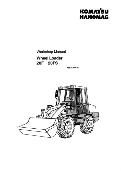 Komatsu 20f 20fs Wheel Loader Service Repair Workshop Manual Download