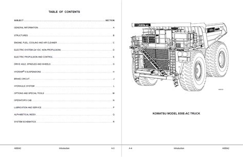 Komatsu 830e 1ac Dump Truck Service Shop Repair Manual S N A30109 And Up