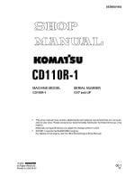 Komatsu Cd110r 1 Workshop Service Repair Manual Download Cd110r 1 1817 And Up