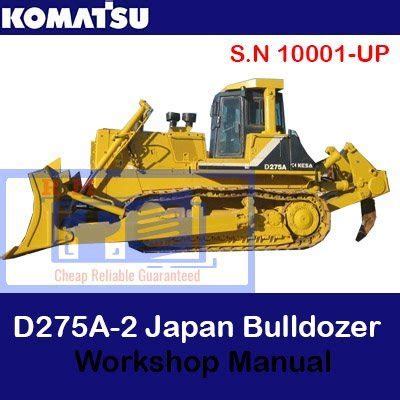 Komatsu D275a 2 Bulldozer Service Workshop Repair Manual