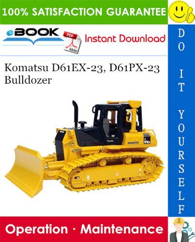 Komatsu D61ex 23 Bulldozer Service Repair Manual 30001