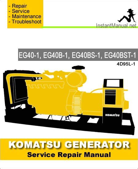 Komatsu Eg40bs 1 Engine Generator Service Repair Manual Pdf