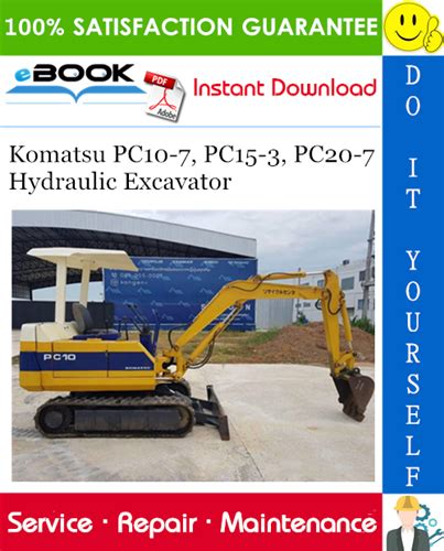 Komatsu Pc10 7 Pc15 3 Pc20 7 Hydraulic Excavator Service Shop Repair Manual