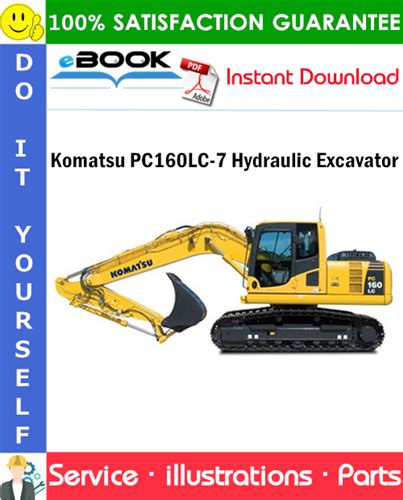 Komatsu Pc160lc 7 Hydraulic Excavator Service Repair Manual Operation Maintenance Manual Download