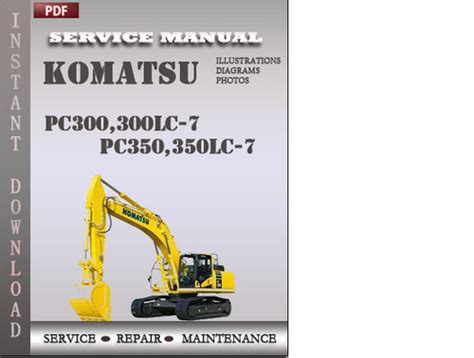 Komatsu Pc300 300lc 7 Pc350 350lc 7 Factory Service Repair Manual Download