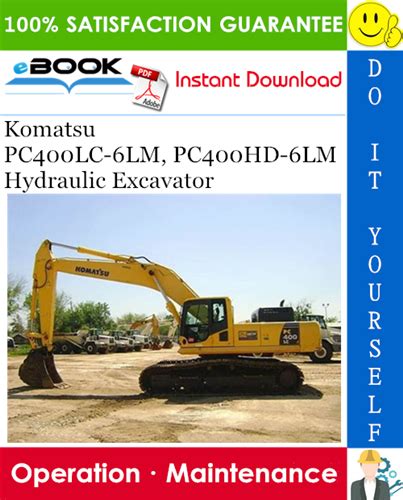 Komatsu Pc400lc 6lm Pc400hd 6lm Excavator Manual