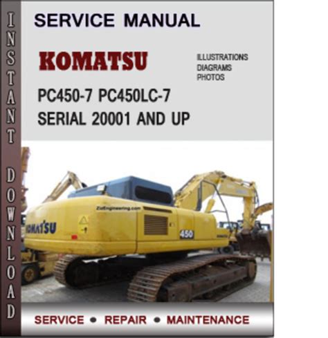 Komatsu Pc450 7 Pc450lc 7 Serial 20001 And Up Factory Service Repair Manual Download Pdf