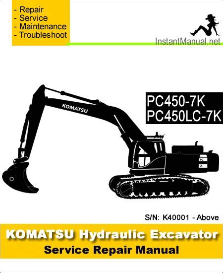 Komatsu Pc450 7k Pc450lc 7k Hydraulic Excavator Service Repair Manual Download