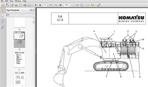 Komatsu Pc5500 6 Hydraulic Mining Shovel Service Repair Workshop Manual Download Sn 15011