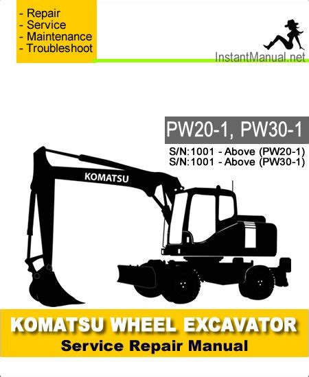 Komatsu Pw20 1 And Pw30 1 Excavators Service Manual