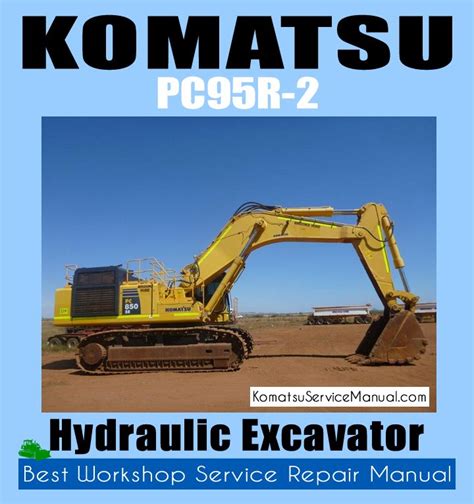 Komatsu Pw95r 2 Wheeled Excavator Service Repair Manual Download 21d0210001 And Up 21d0220001 And Up