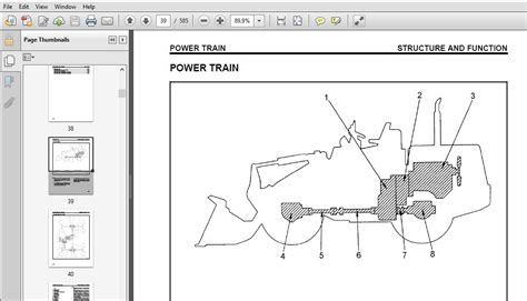 Komatsu Service Wa120 3l Wa120l 3 Shop Manual Wheel Loader Workshop Repair Book