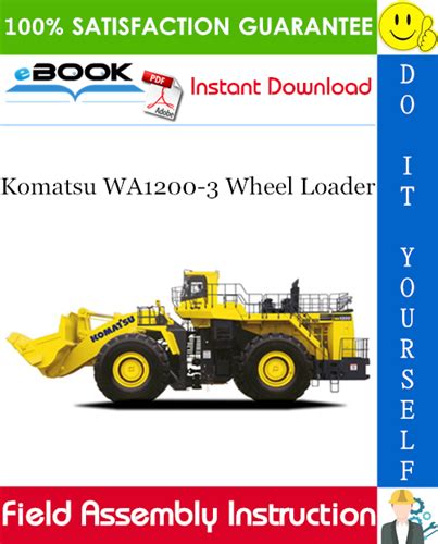 Komatsu Wa1200 3 Wheel Loader Service Repair Manual Download 50001 And Up