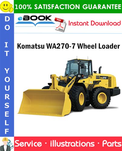 Komatsu Wa270 7 Wheel Loader Service Repair Manual A27001