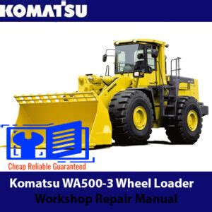 Komatsu Wa500 3 Wheel Loader Service Repair Manual