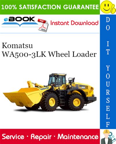 Komatsu Wa500 3lk Wheel Loader Operation Maintenance Manual