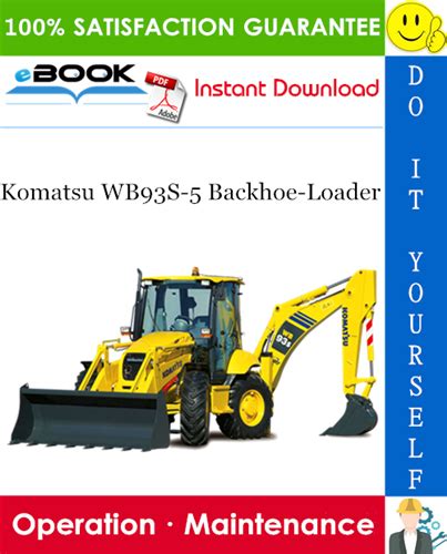 Komatsu Wb93s 5 Backhoe Loader Operation Maintenance Manual