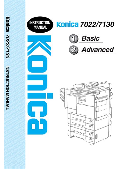 Konica 7022 Service Manual Free Download