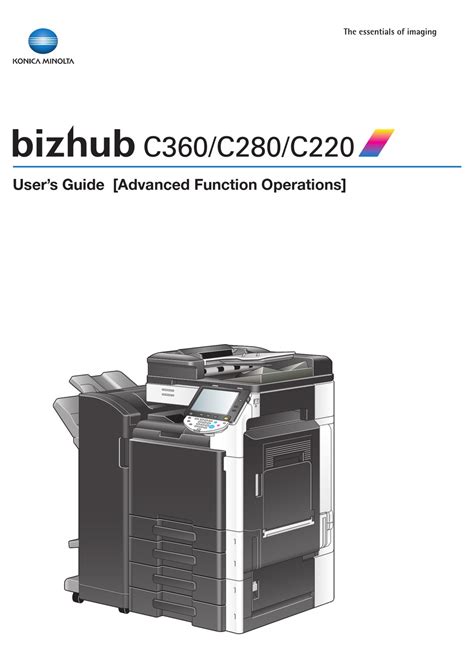 Konica Minolta Bizhub C220 Service Manual