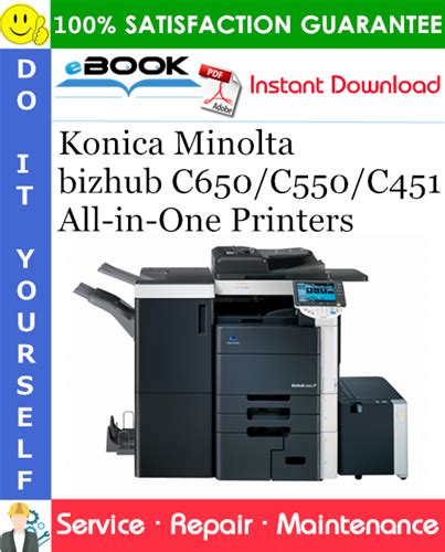 Konica Minolta Bizhub C650 C550 C451 Service Repair Manual