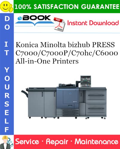 Konica Minolta Bizhub Press C7000 C7000p C70hc C6000 Service Manual Download