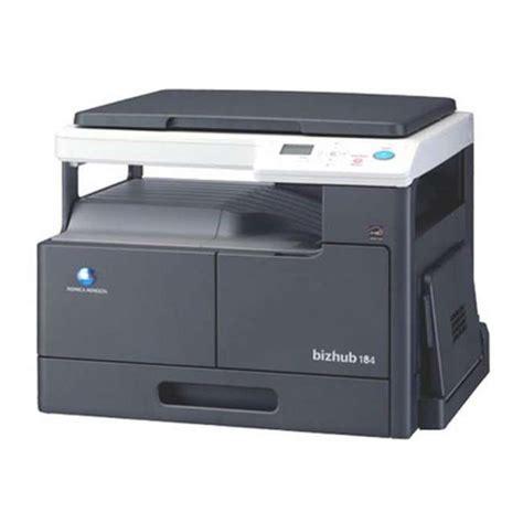 Konica Minolta Bizhub164 Bizhub 184 Field Service Manual