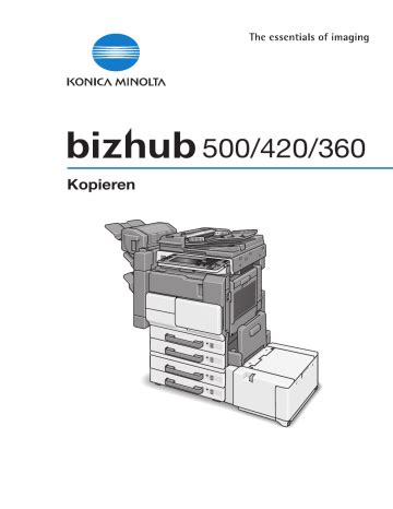 Konica Minolta Bizhub360 420 500 Service Manual Fs