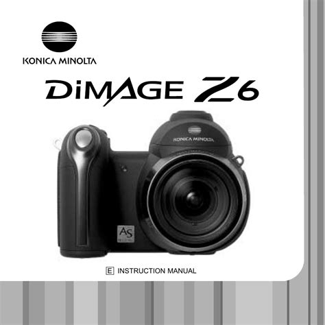 Konica Minolta Dimage Z6 User Manual