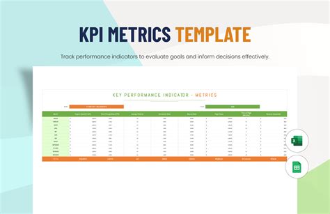 Kpi Metrics Template
