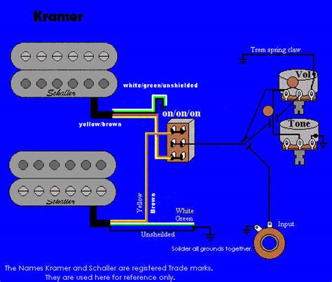 Kramer Guitar Wiring Diagram