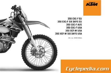 Ktm 2012 350 Exc F Scf W Repair Workshop Service Manual