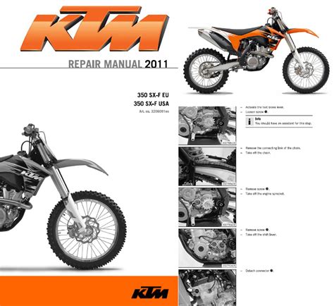 Ktm 350 Sx F 2011 Workshop Repair Service Manual