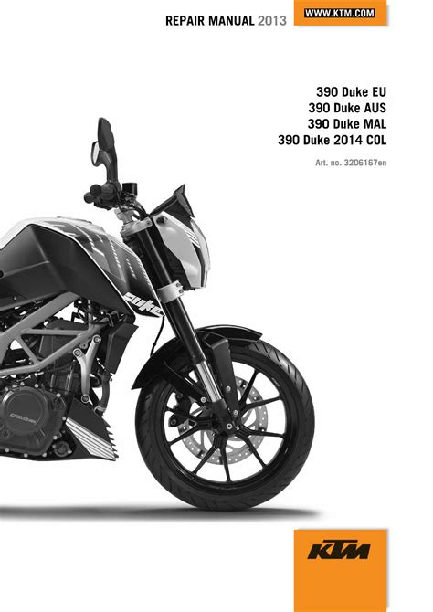 Ktm 390 Duke Bike Factory Workshop Service Repair Manual