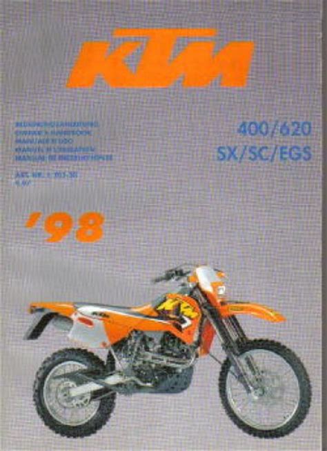 Ktm 400 620 Sc 1998 2003 Service Repair Workshop Manual