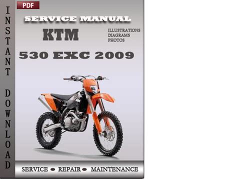 Ktm 530 Exc 2009 Service Repair Manual