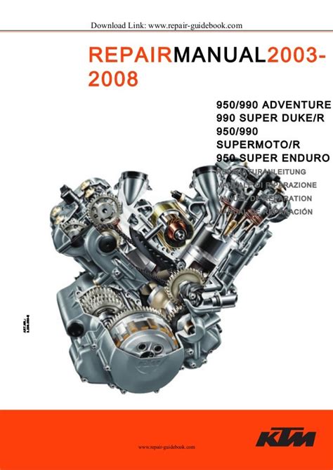 Ktm 950 Super Enduro 2003 2007 Service Repair Factory Manual