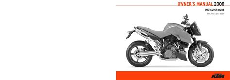 Ktm 990 Super Duke 2006 Repair Service Manual