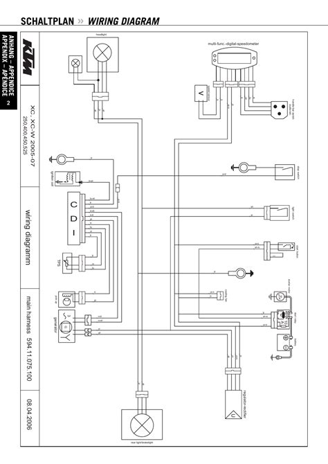 Ktm Tail Light Wiring Diagram